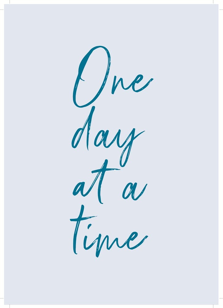 One Day At A Time - Pale Blue
