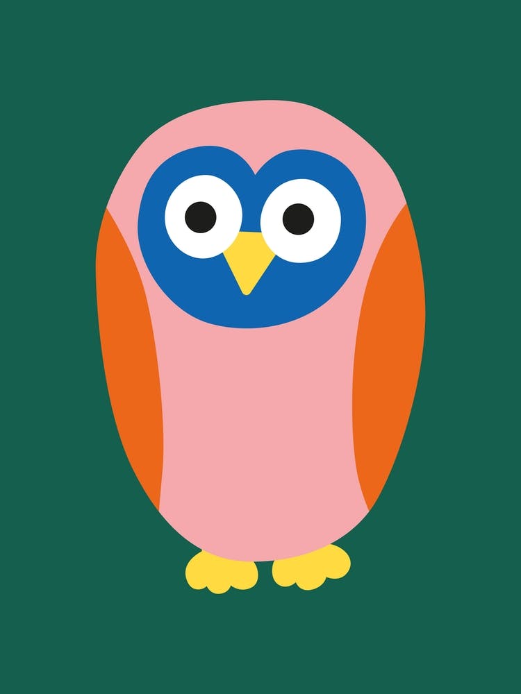 Sweet Little Owl Green