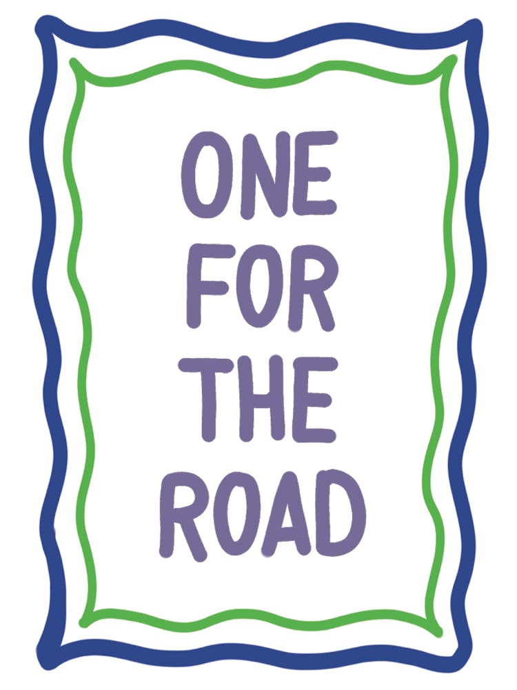One For The Road Typography
