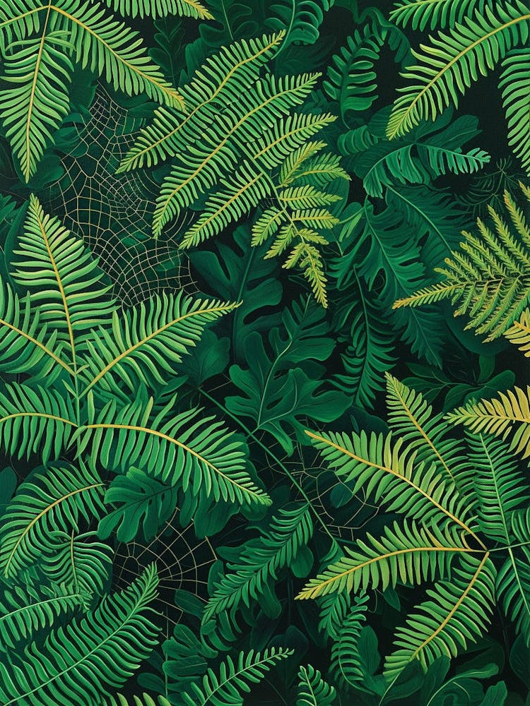 Netted Chain Fern Painting 2
