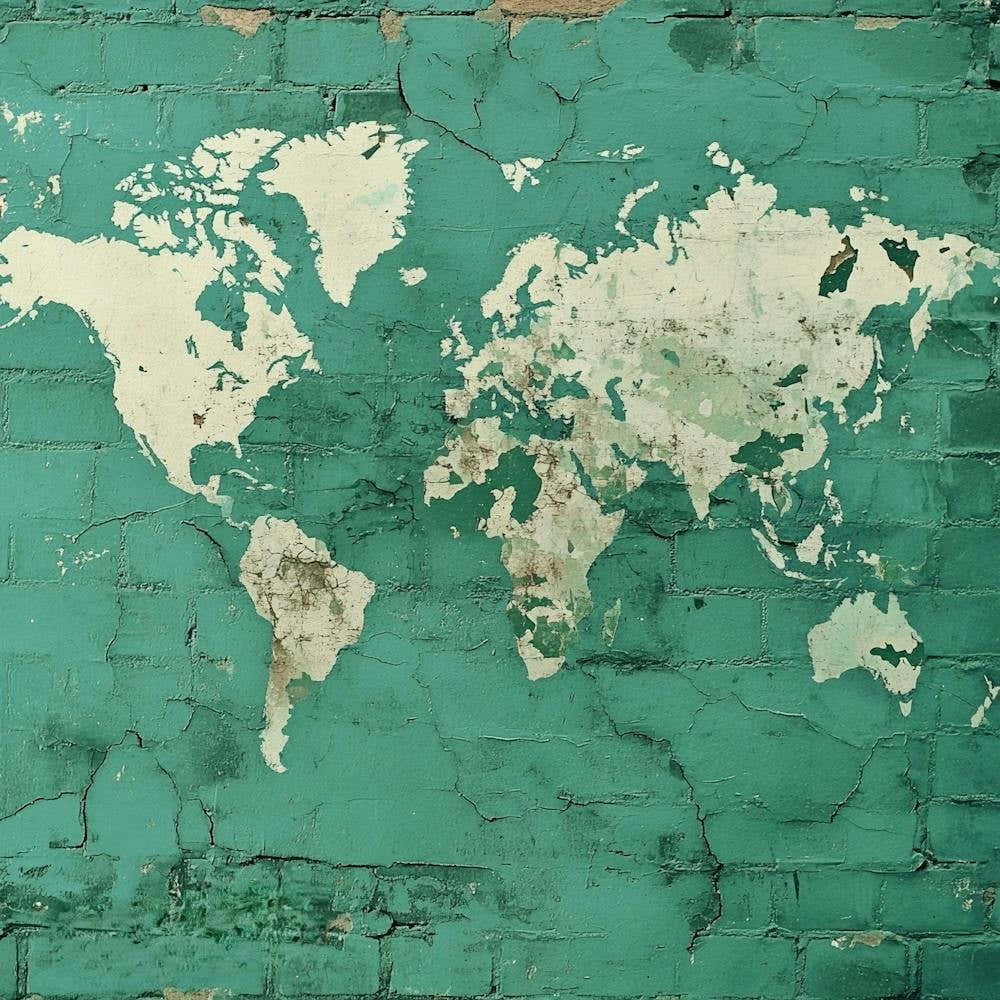 World Map Wall Art