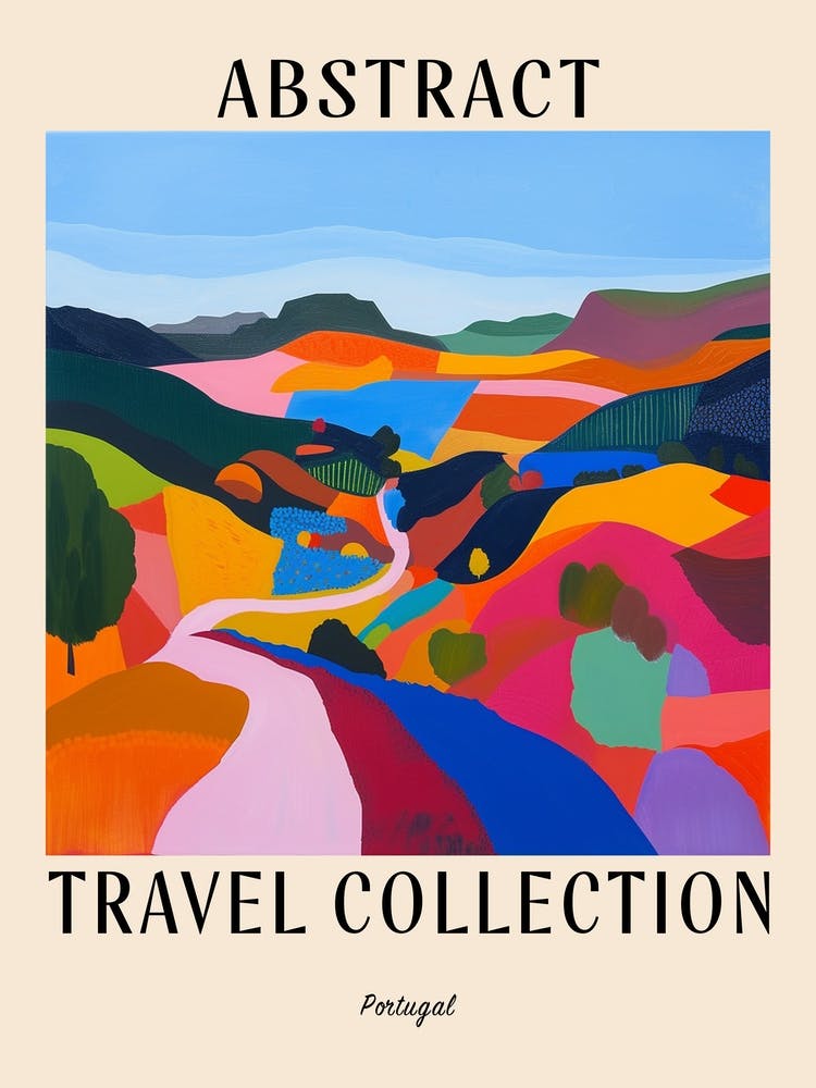 Abstract Travel Collection Poster Portugal 3