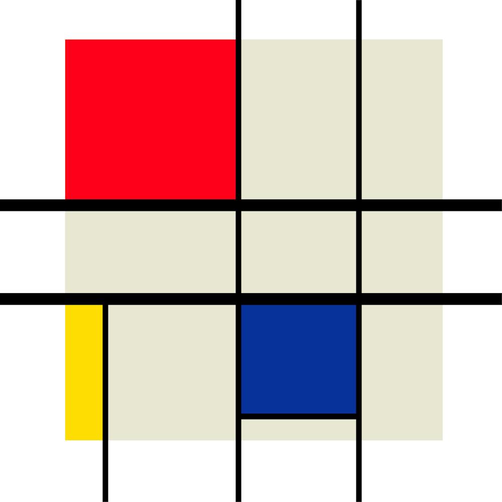 Mondrian Comp C3 Sq