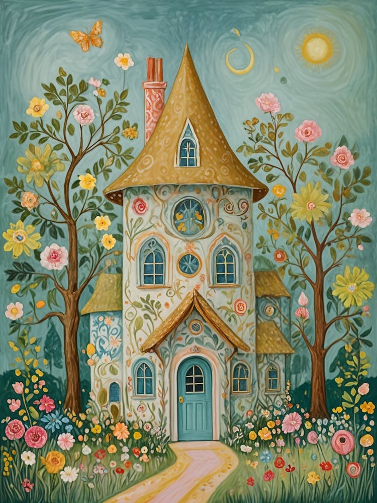 Fairy House In Pastel