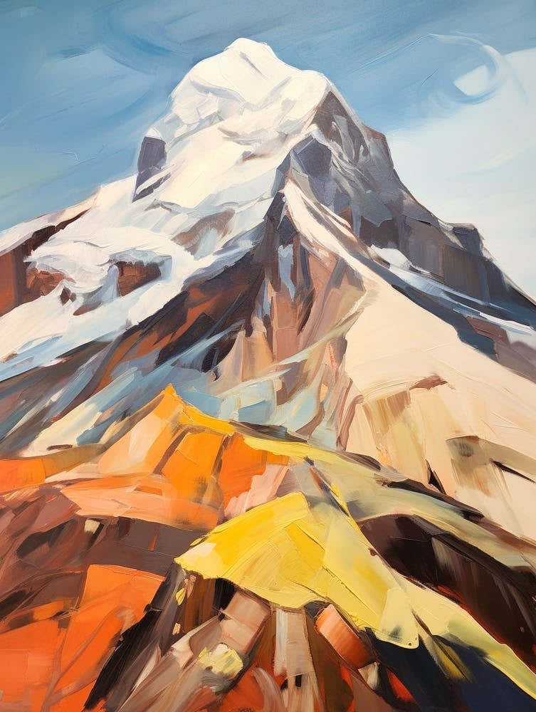 Aconcagua Argentina 3 Mountain Painting