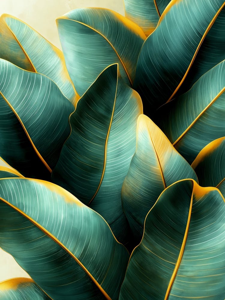 Banana Leaf Painting