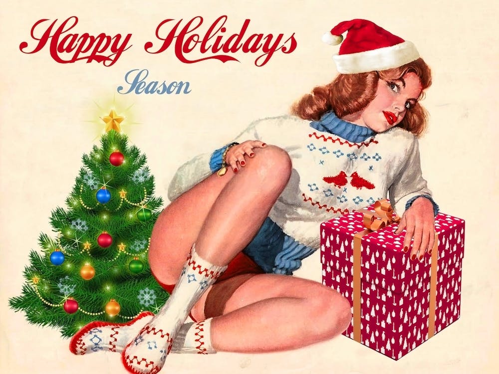Santa's Sexy Pinup Girl