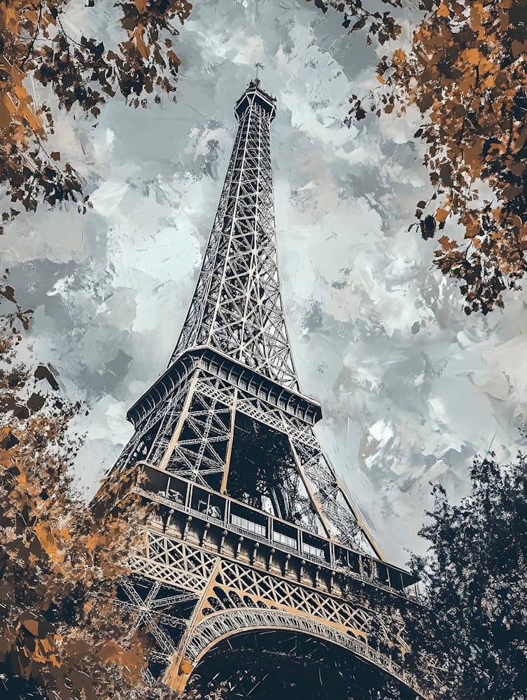 Eiffel Tower Modern 2