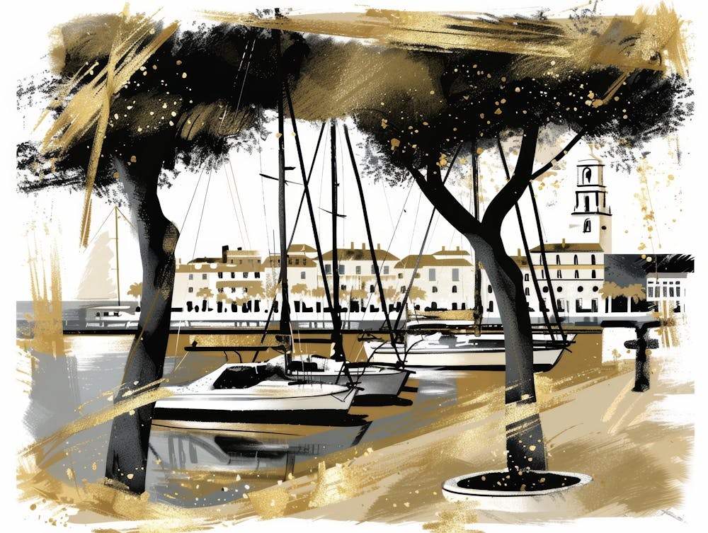 Voiliers Au Port 1