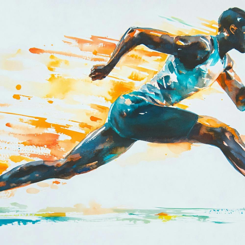 Runner In Motion