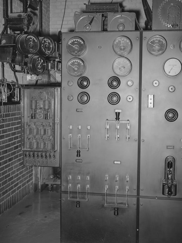 Switchboard Of Municipal Power Plant, Cache County, Utah By Russell Lee