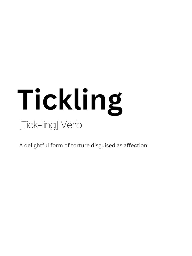 Tickling Definition Meaning