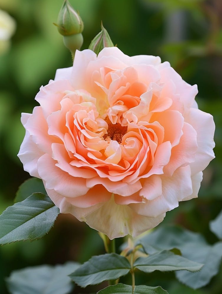 English Roses Painting Rose In A Keyhole 3