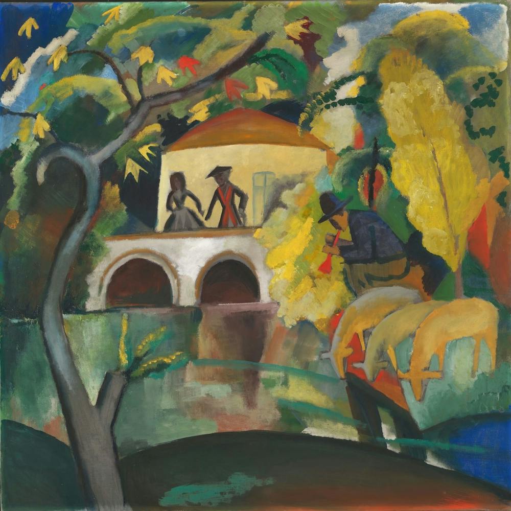 August Macke Rokoko (1912)