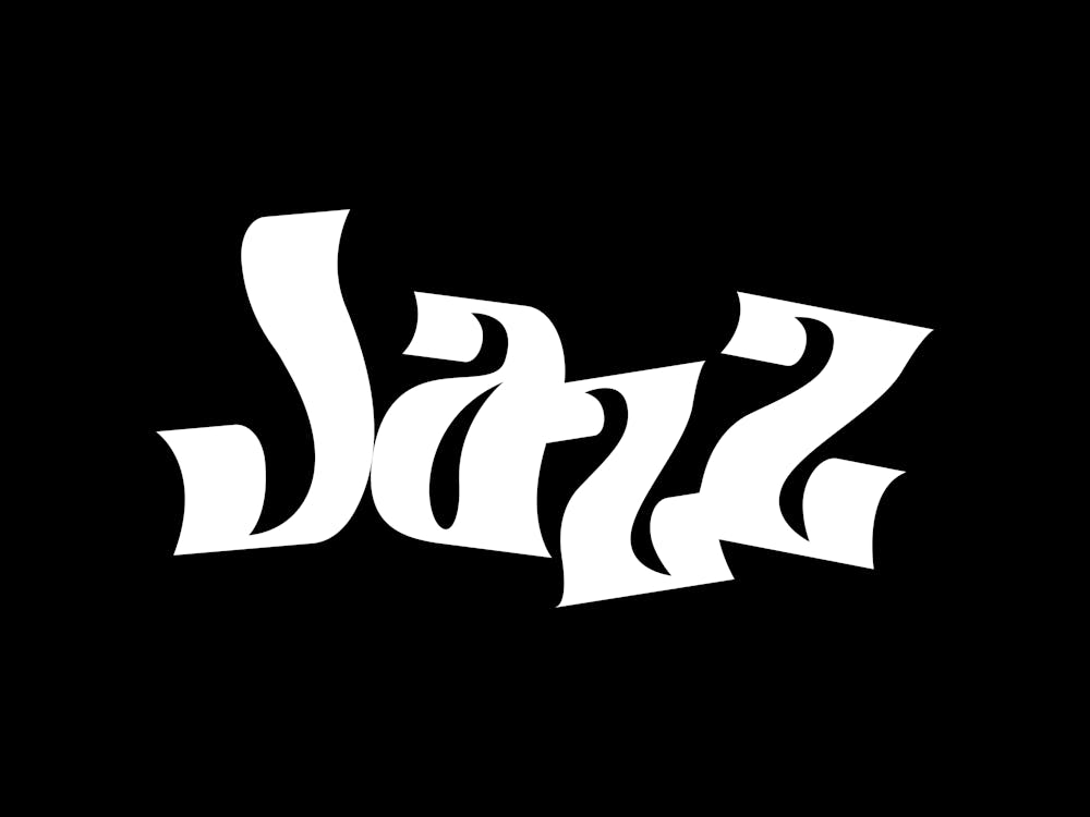 Jazz Musician Typography