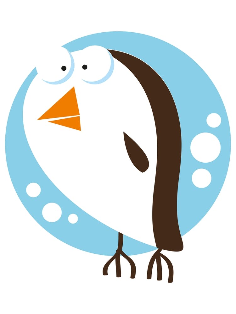 Pingouin de dessin animé