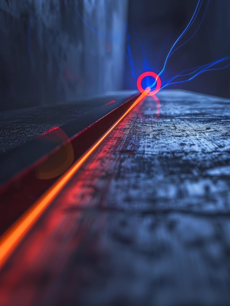 Laser Beam In The Dark