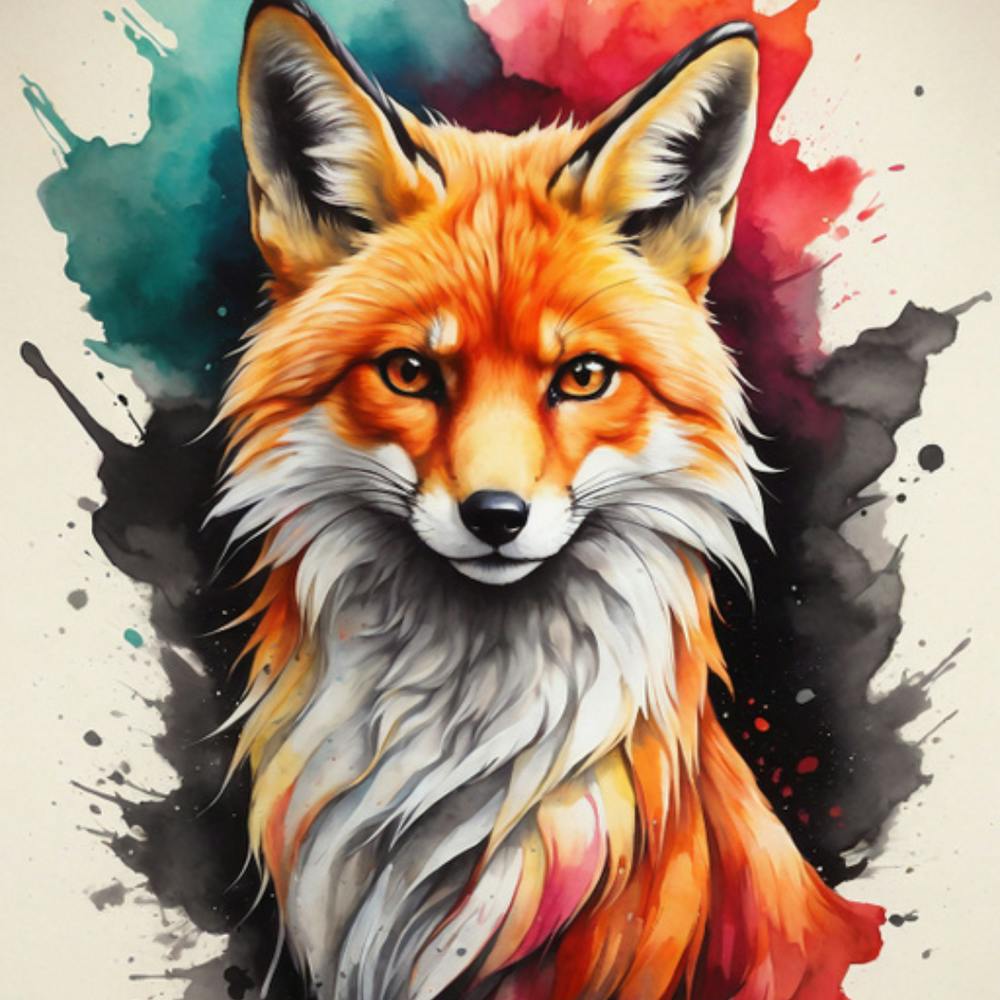 Fox Painting