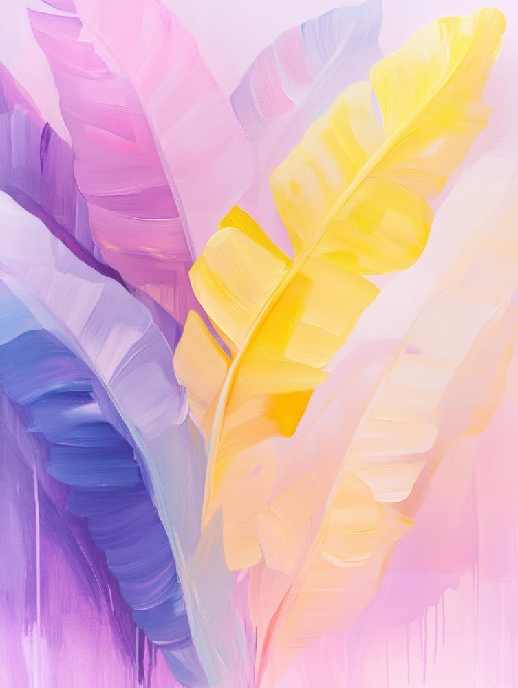 Banana Leaf Painting 1