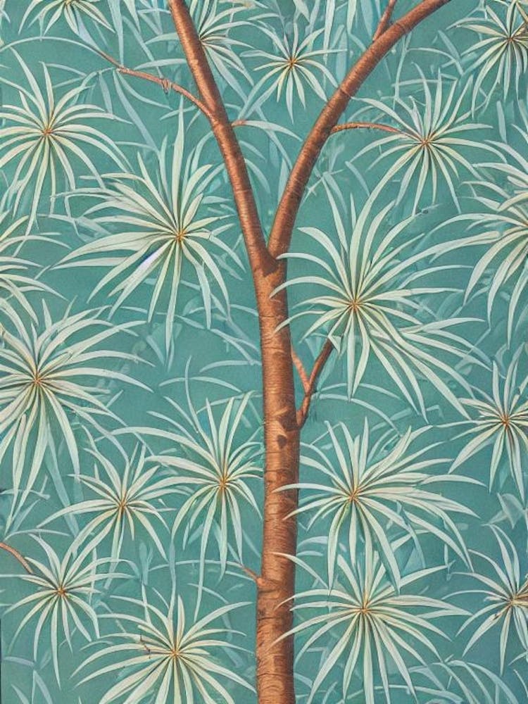 Coconut tree Vintage 2 Botanical