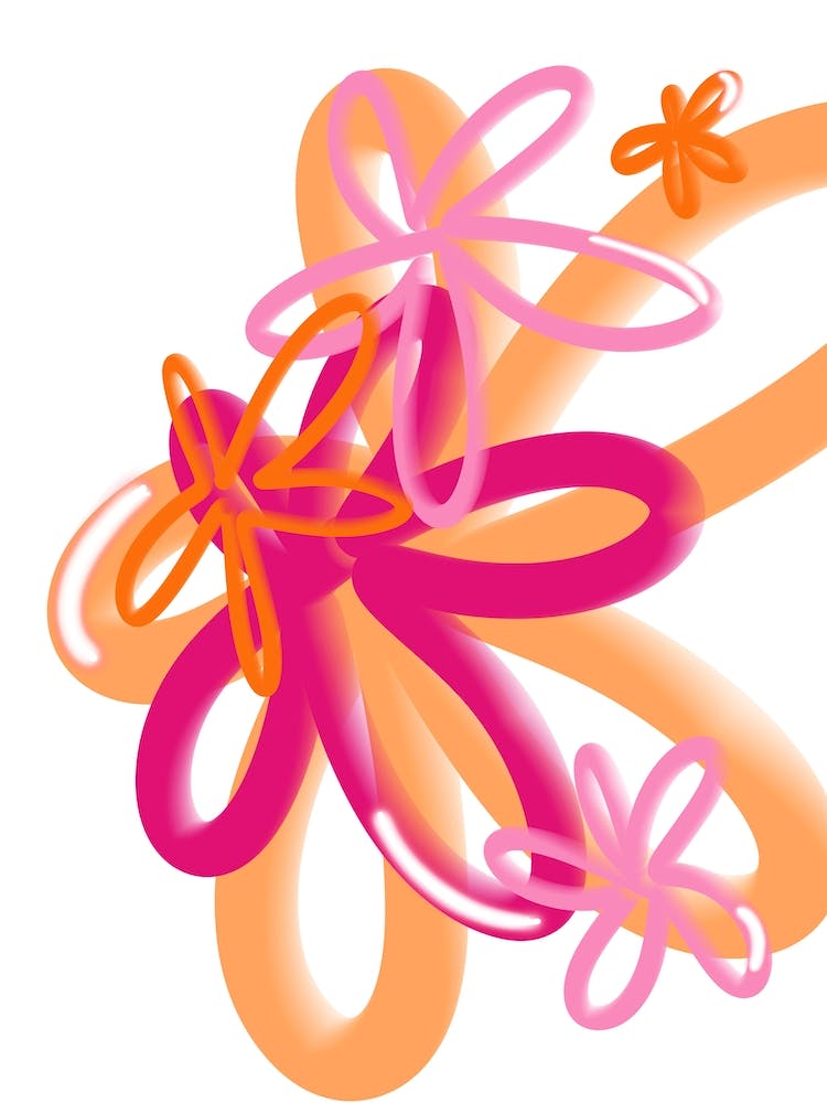 Tropical Flower Burst