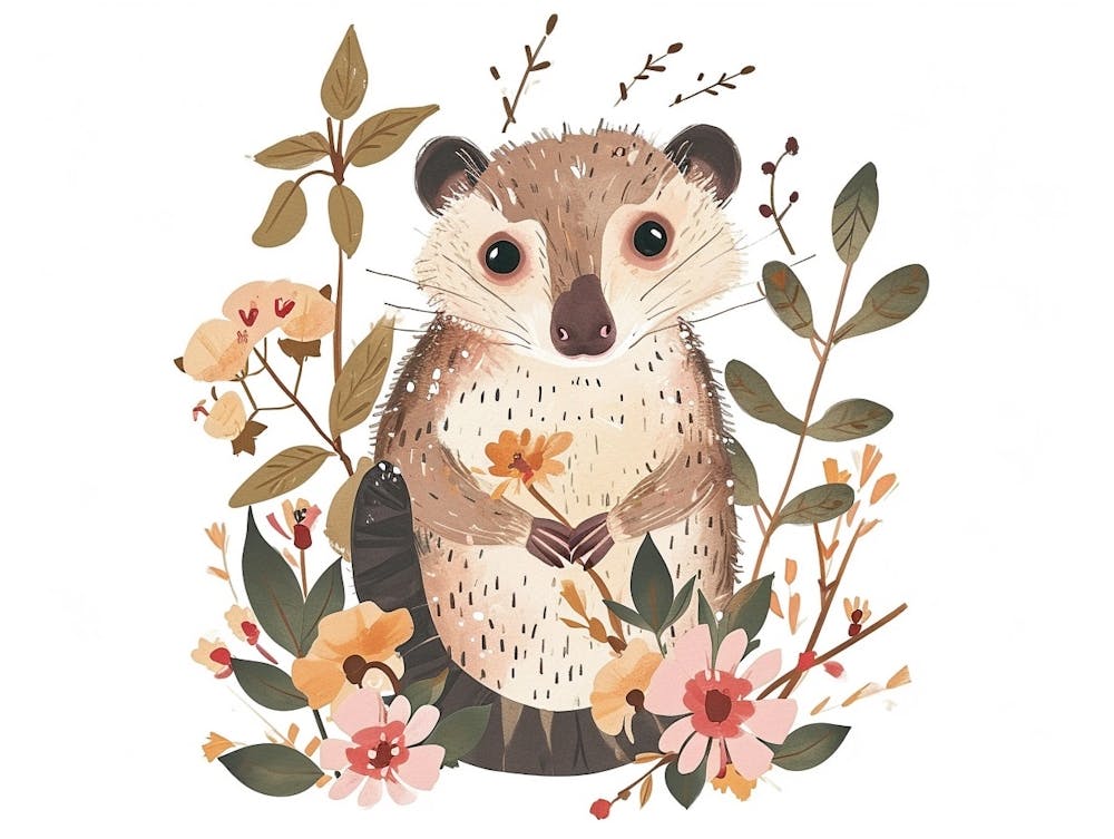 Kleines Blumen-Opossum 1