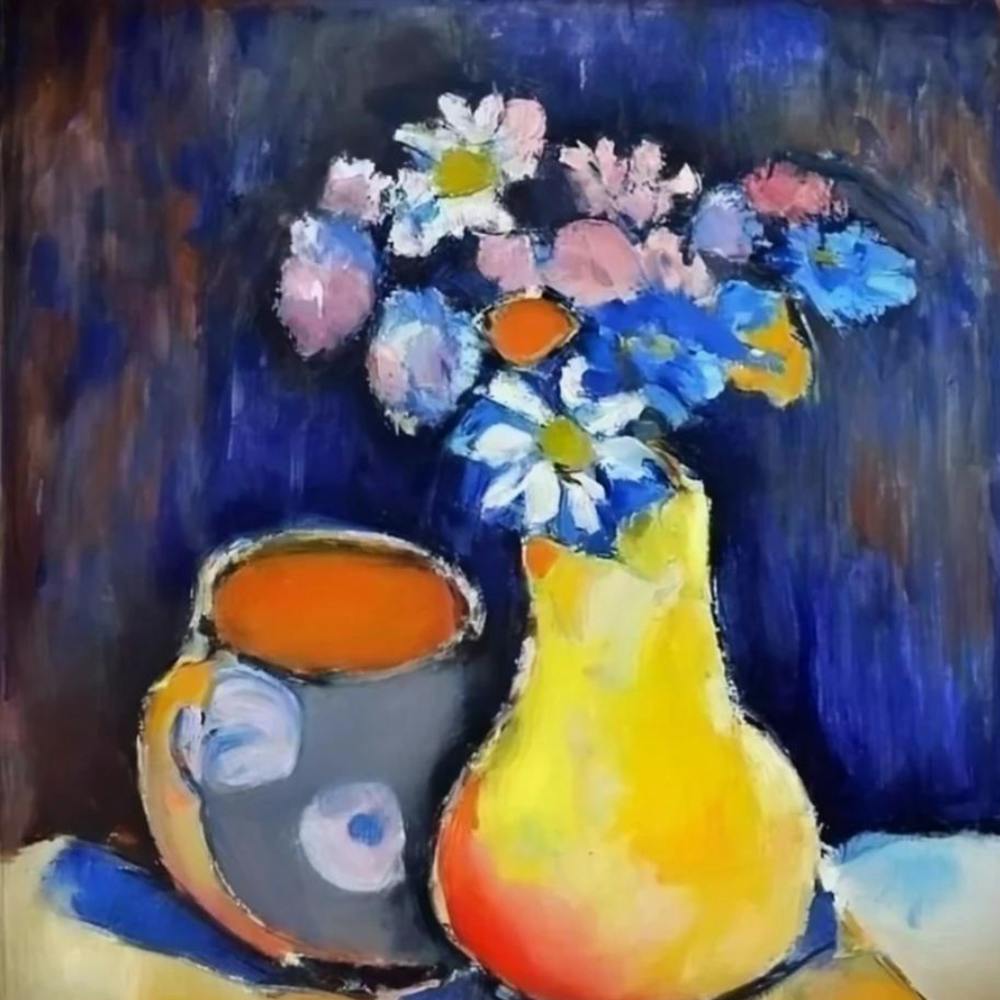 Daisies In A Vase