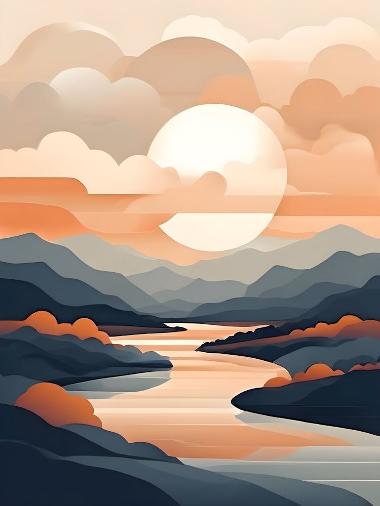 Sunset In The Mountains 20