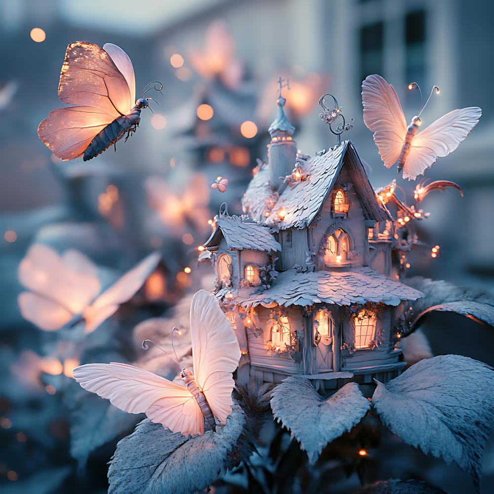 Enchanted Fairy Village in Flower 4
