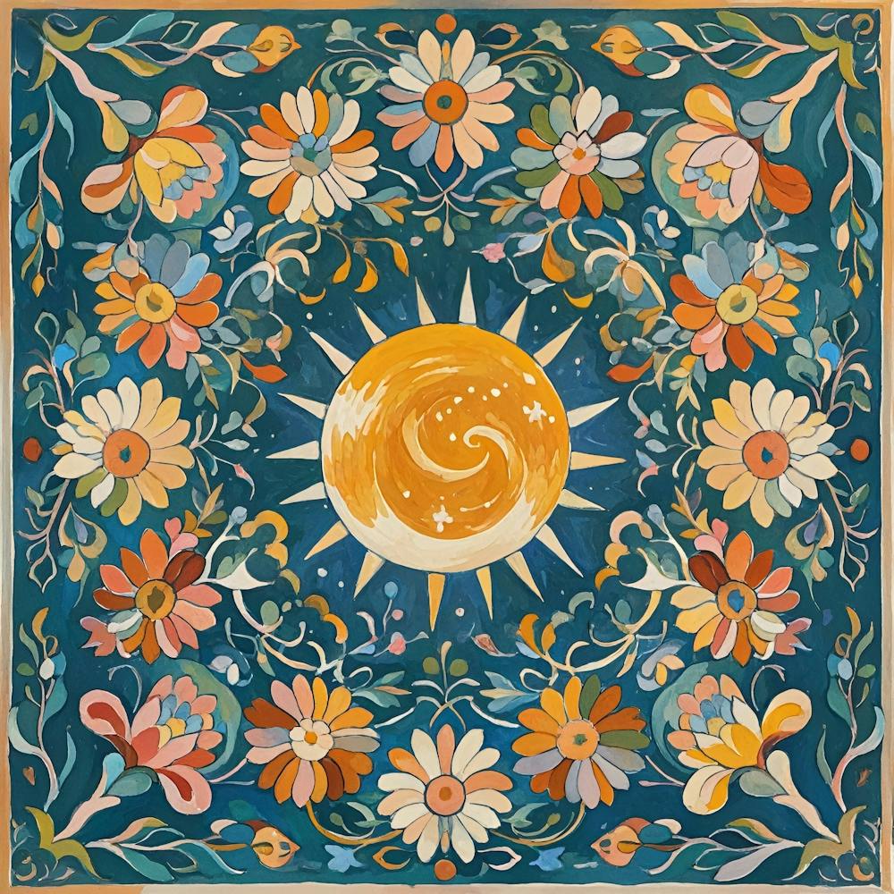 Sun And Flowers 1