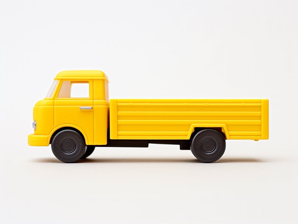Toy Car Yellow Truck 2