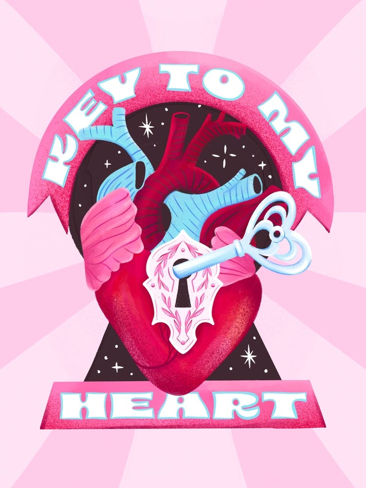 Key To My Heart Valentine