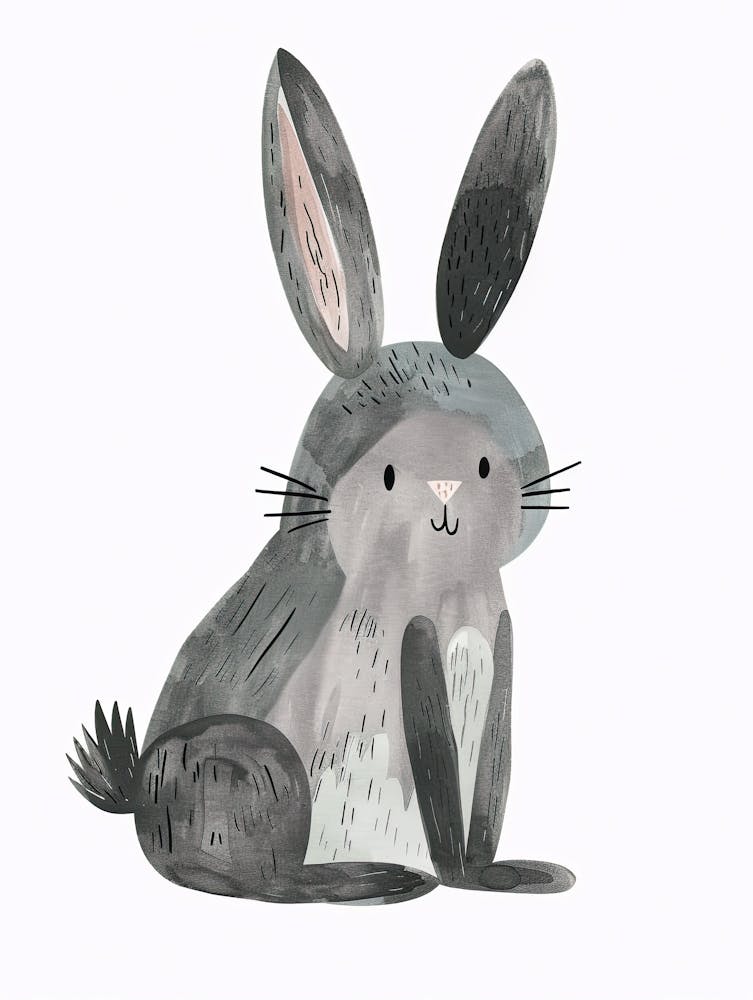 Cute Bunny Magic Children Prints & Kids Posters