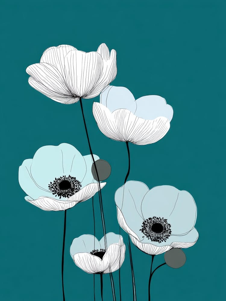 Blue Poppies 32