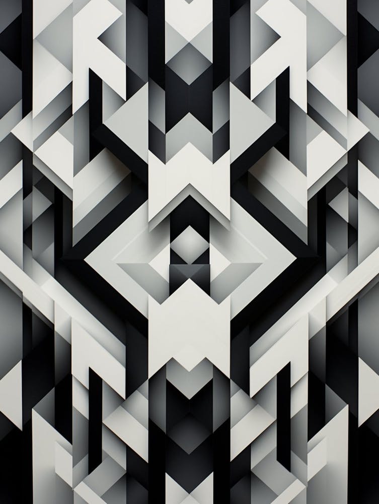 Technology Abstract Geometric Pattern 5