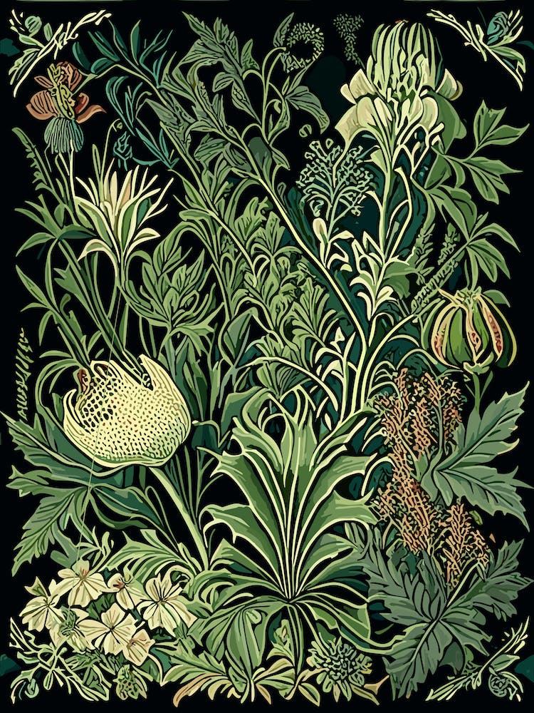 Botanischer Garten München Nymphenburg 1, Allemagne Botanique Vintage