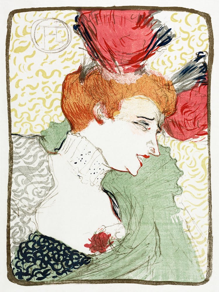 Buste de Mademoiselle Lender (1895), 1, Henri de Toulouse-Lautrec