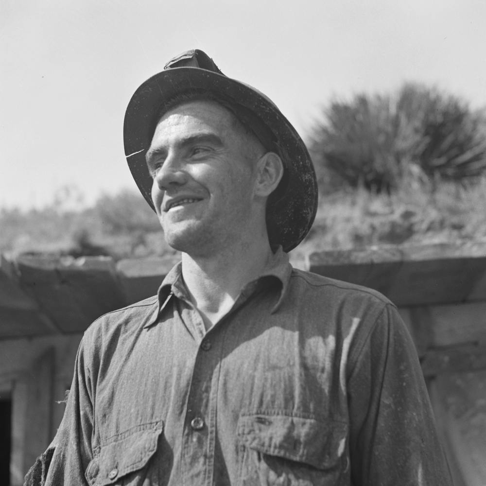 Untitled Photo, Possibly Related To Kern County, California, Tungsten Chief Mine, Miner By Russell Lee