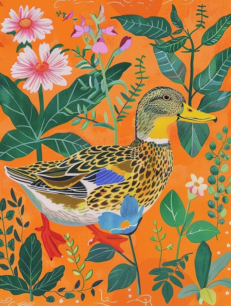 Spring Birds Duck