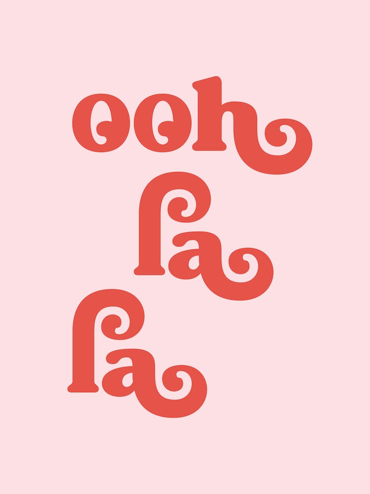 Ooh la la (Sweet pink and red tone)