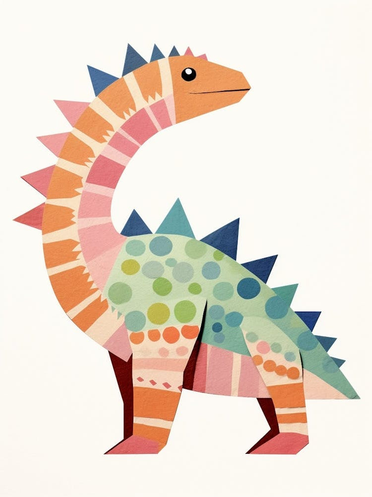 Nursery Dinosaur Art Dimetrodon 1