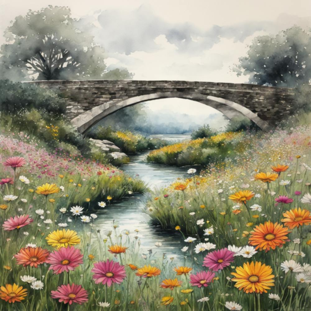 Bridge Over A Stream 1