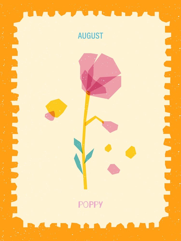 August Birthmonth FlowerPoppies