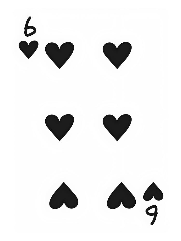Cœurs de Carte à Jouer