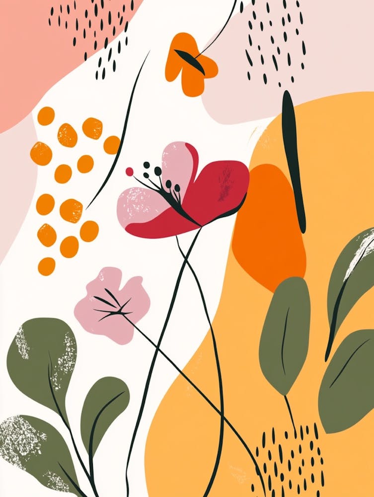 Abstract Floral Painting 43