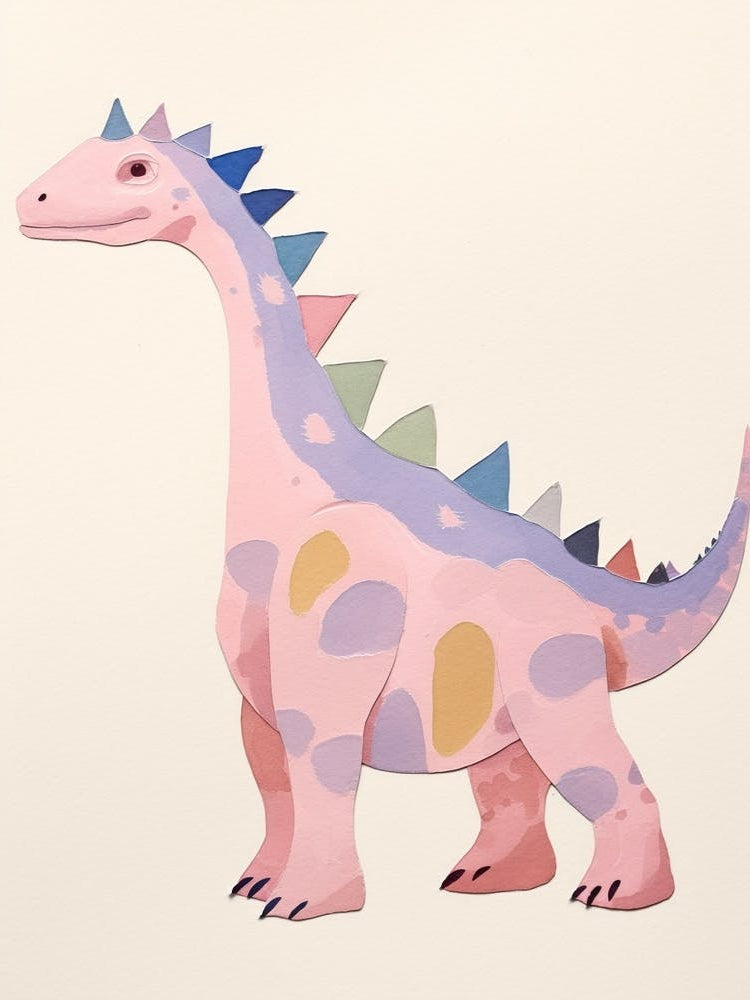 Nursery Dinosaur Art Styracosaurus 4