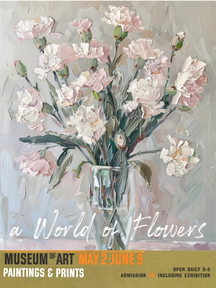 Un Monde de Fleurs, Exposition Van Gogh Oeillet 3