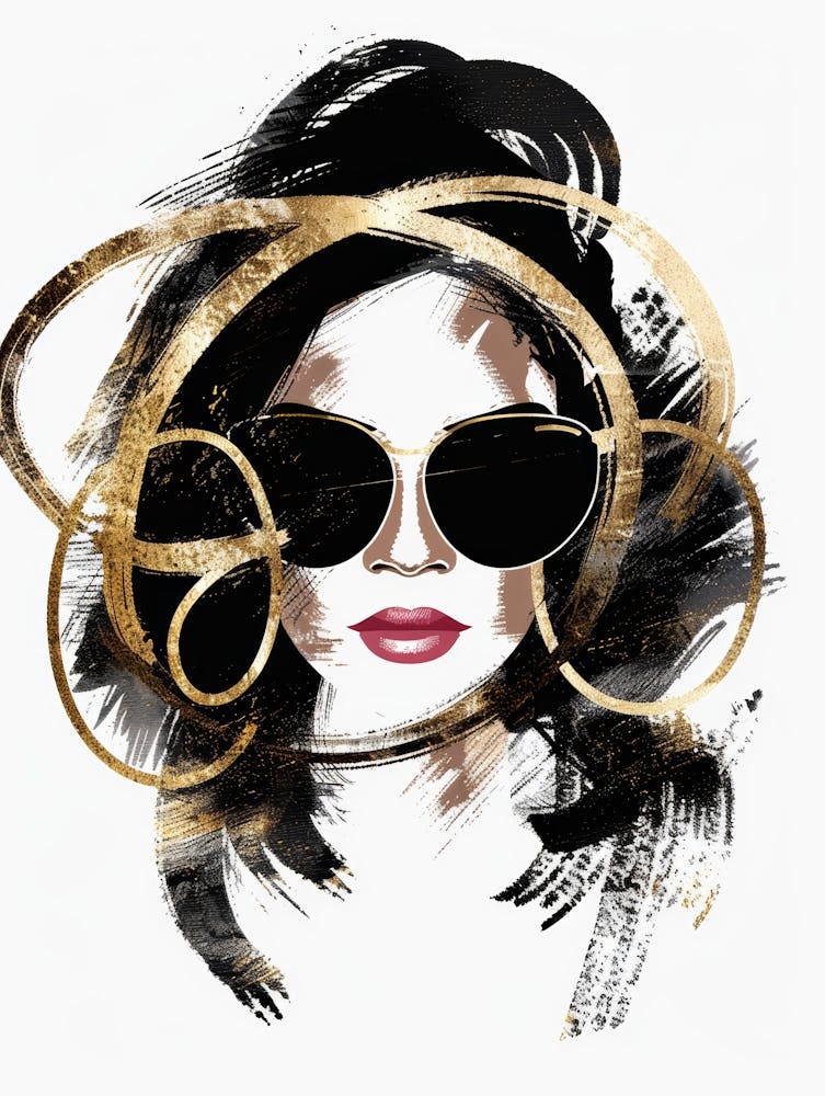 Fashion Girl In Sunglasses 1