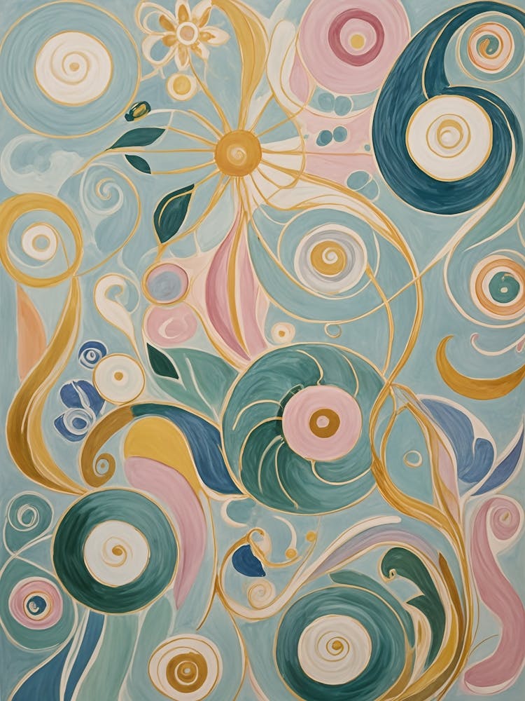 Abstract Swirls Of Joy
