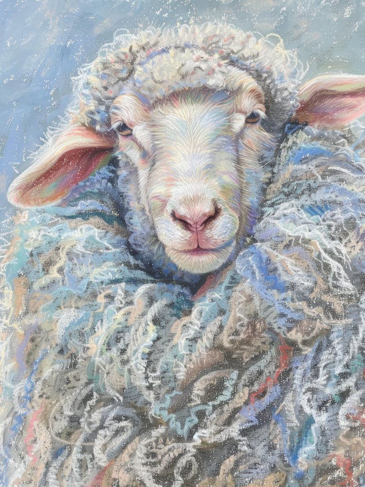 Sheep In The Snow